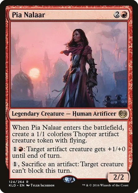 Pia Nalaar, Magic card KLD 124 — Kaladesh set