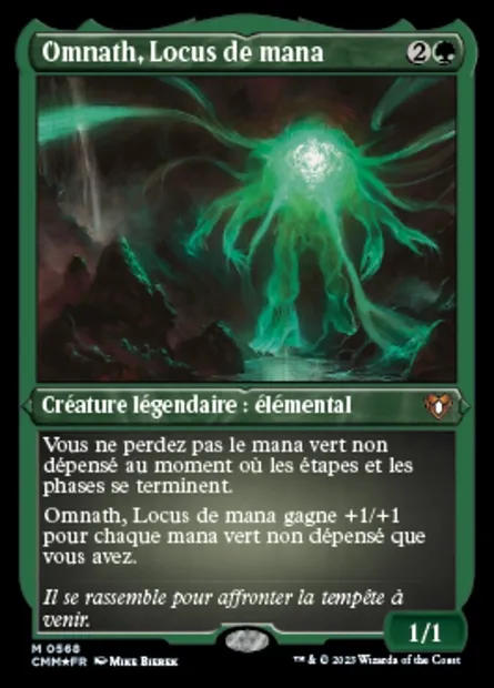 Omnath, Locus de mana, carte Magic CMM 568 — extension Commander Masters