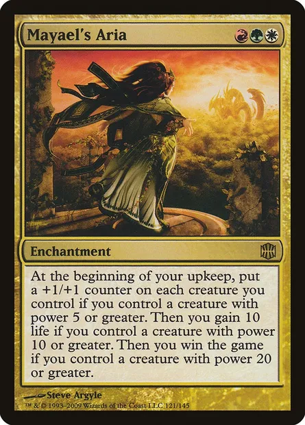 Mayael's Aria, Magic card ARB 121 — Alara Reborn set