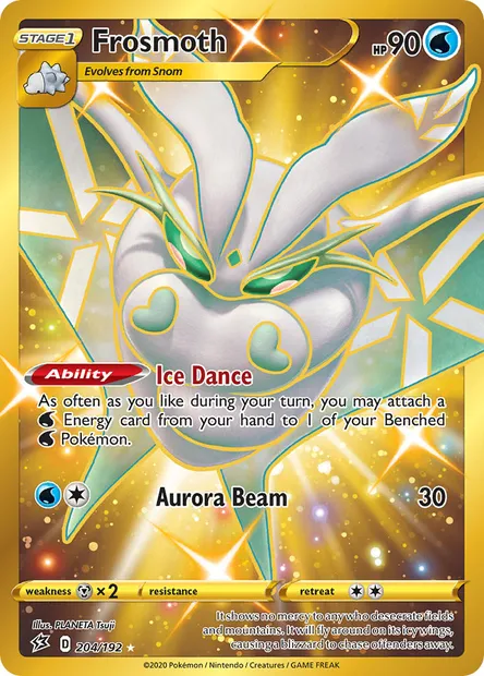 Frosmoth, Pokémon card RCL 204 — Rebel Clash set
