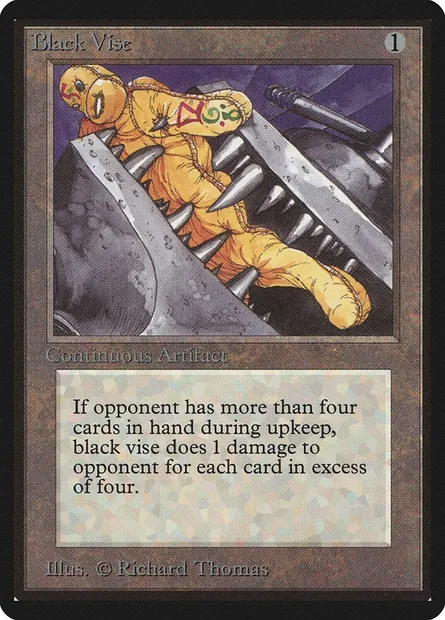 Black Vise, Magic card LEB 234 — Limited Edition Beta set