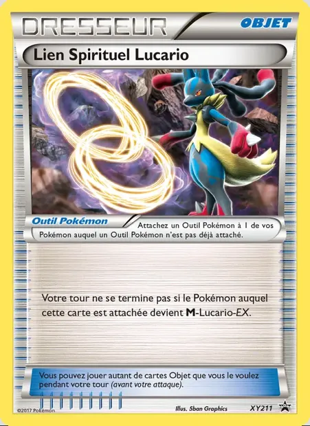 Lien Spirituel Lucario, carte Pokémon XY 211 — extension Promo XY