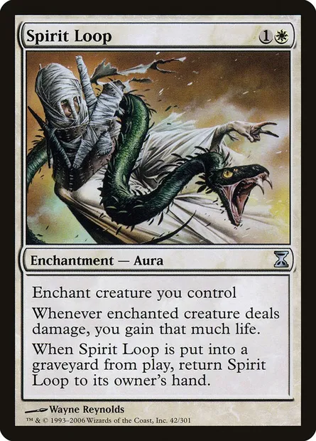 Spirit Loop, Magic card TSP 42 — Time Spiral set