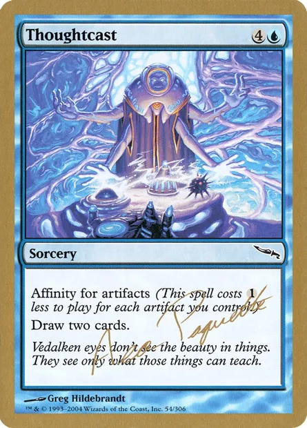 Adjuration des pensées, carte Magic WC04 ap54 — extension World Championship Decks 2004