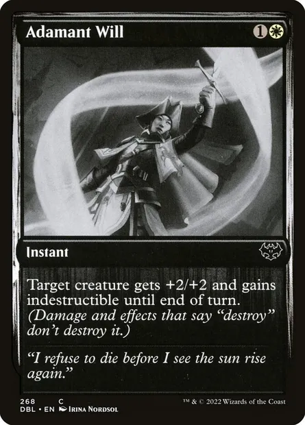 Adamant Will, Magic card DBL 268 — Innistrad: Double Feature set