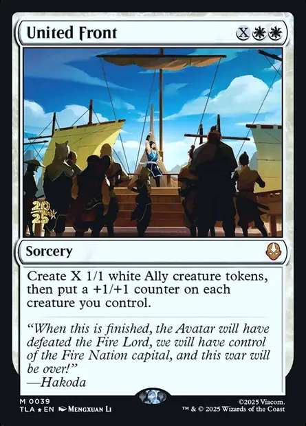 United Front, Magic card PTLA 39s — Avatar: The Last Airbender Promos set