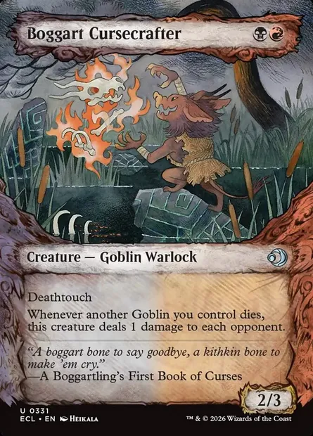 Boggart Cursecrafter, Magic card ECL 331 — Lorwyn Eclipsed set