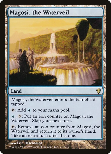Magosi, the Waterveil, Magic card ZEN 218 — Zendikar set