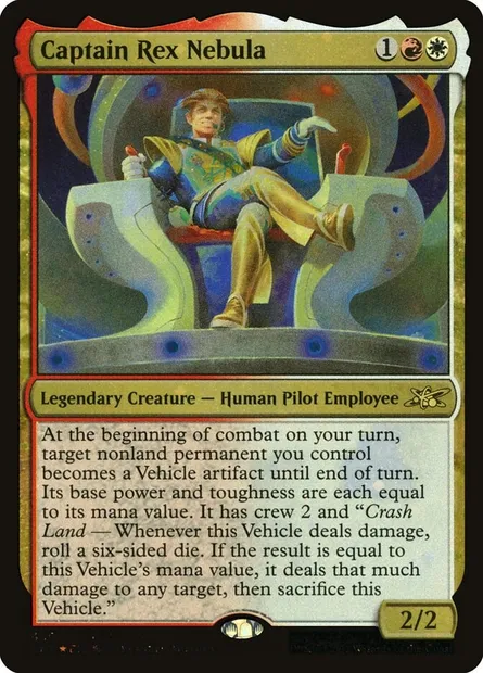 Captain Rex Nebula, carte Magic UNF 450 — extension Unfinity