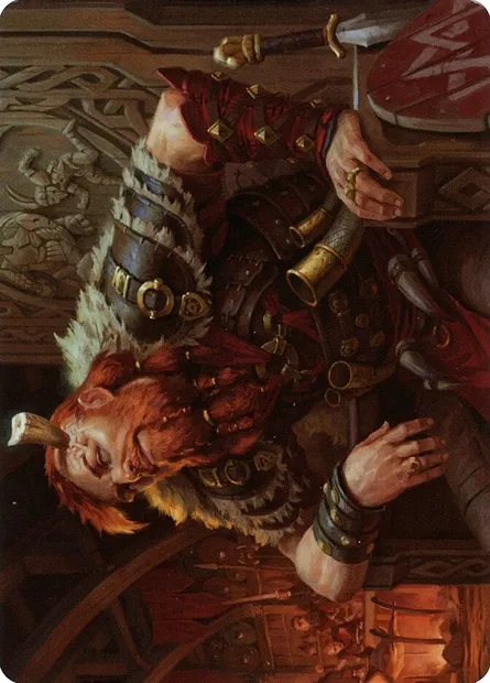 Arni Brokenbrow // Arni Brokenbrow, Magic card AKHM 30 — Kaldheim Art Series set