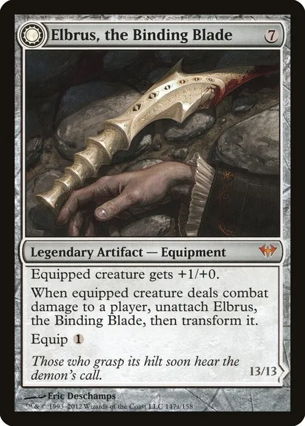 Elbrus, the Binding Blade // Withengar Unbound, Magic card DKA 147 — Dark Ascension set