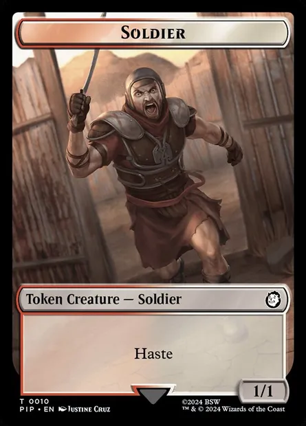Soldier, Magic card TPIP 10 — Fallout Tokens set