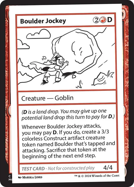 Boulder Jockey, carte Magic MB2 560 — extension Mystery Booster 2