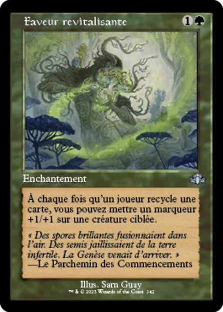 Faveur revitalisante, carte Magic DMR 342 — extension Dominaria Remastered