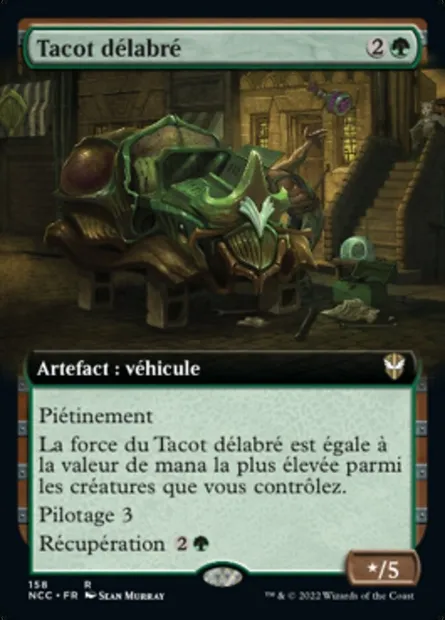 Tacot délabré, carte Magic NCC 158 — extension New Capenna Commander