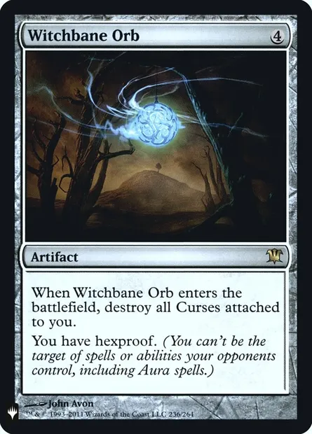 Witchbane Orb, Magic card PLST ISD-236 — The List set