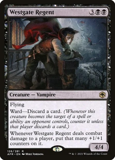 Westgate Regent, Magic card AFR 126 — Adventures in the Forgotten Realms set