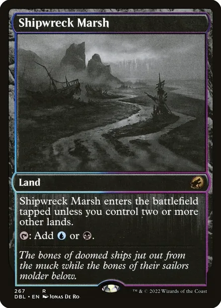 Shipwreck Marsh, Magic card DBL 267 — Innistrad: Double Feature set