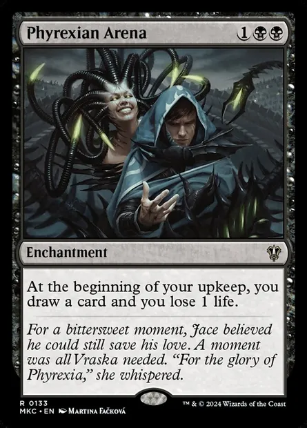 Phyrexian Arena, Magic card MKC 133 — Murders at Karlov Manor Commander set