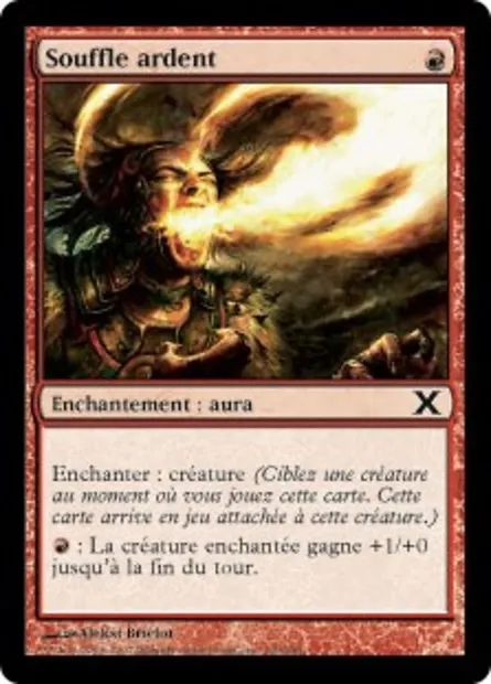 Souffle ardent, carte Magic 10E 200 — extension Dixième édition
