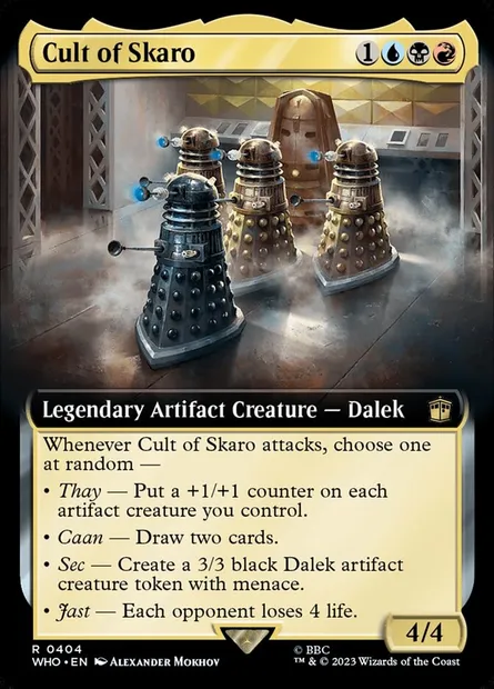 Cult of Skaro, Magic card WHO 404 — Doctor Who set