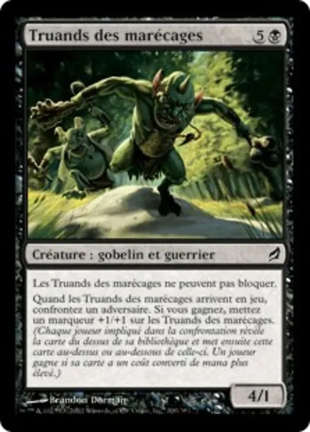 Truands des marécages, carte Magic LRW 100 — extension Lorwyn