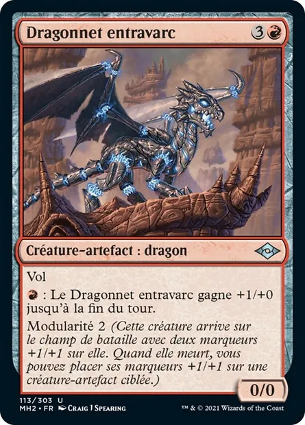 Dragonnet entravarc, carte Magic MH2 113 — extension Horizons du Modern 2