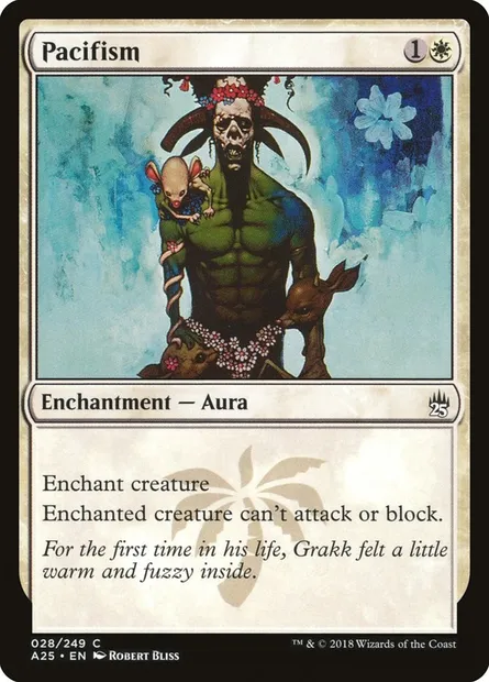 Pacifism, Magic card A25 28 — Masters 25 set