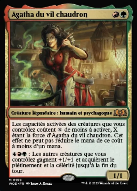 Agatha du vil chaudron, carte Magic WOE 199 — extension Wilds of Eldraine