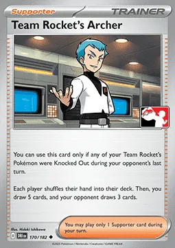 Amos de la Team Rocket, carte Pokémon PPS 170-4 — extension Play! Pokémon Prize Pack Series