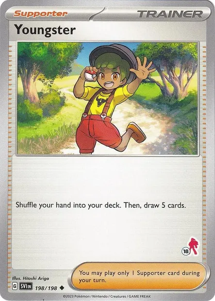 Gamin, carte Pokémon BA24 198-18 — extension Battle Academy 2024
