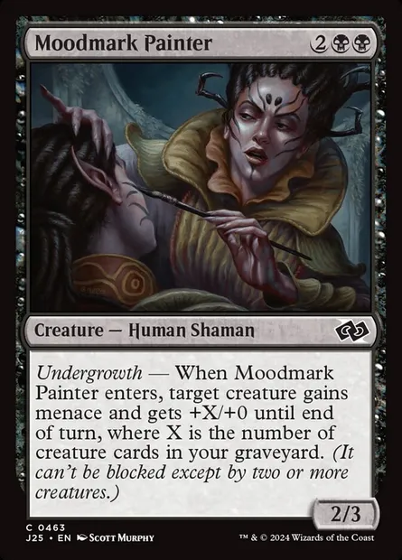 Moodmark Painter, Magic card J25 463 — Foundations Jumpstart set