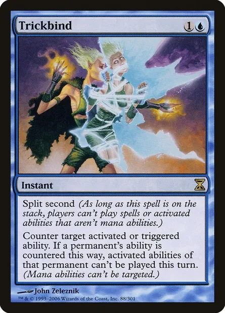 Trompentrave, carte Magic TSP 88 — extension Spirale Temporelle