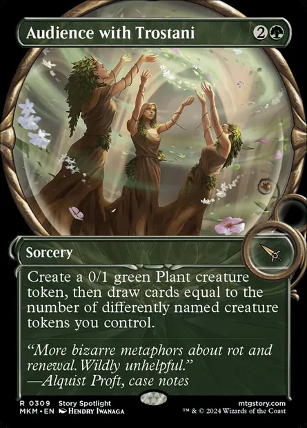Audience with Trostani, Magic card MKM 309 — Murders at Karlov Manor set