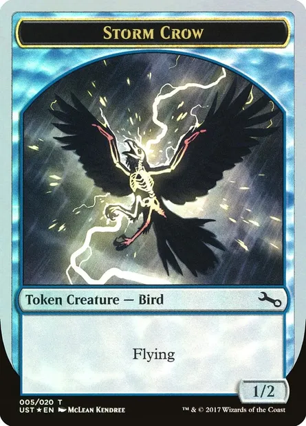 Storm Crow, Magic card TUST 5 — Unstable Tokens set