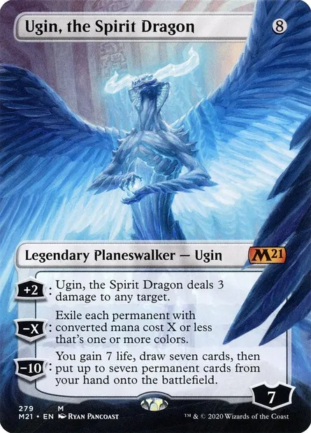 Ugin, the Spirit Dragon, Magic card M21 279 — Core Set 2021 set