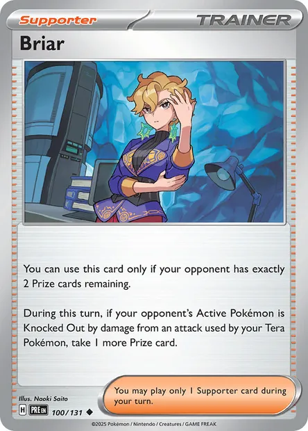 Briar, Pokémon card PRE 100 — Prismatic Evolutions set