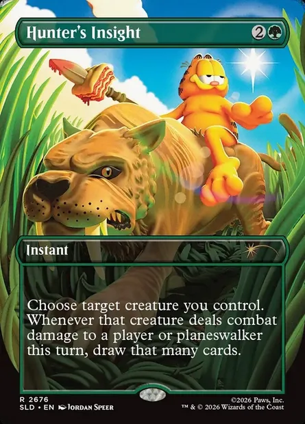 Hunter's Insight, Magic card SLD 2676 — Secret Lair Drop set