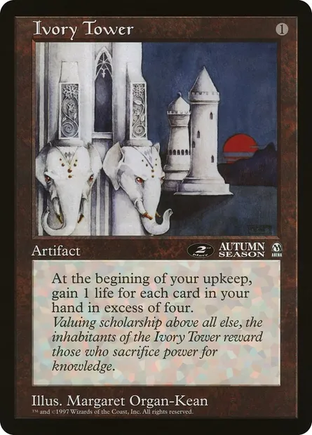 Ivory Tower, Magic card OLEP 22 — Oversized League Prizes set