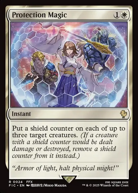 Protection Magic, Magic card FIC 24 — Final Fantasy Commander set