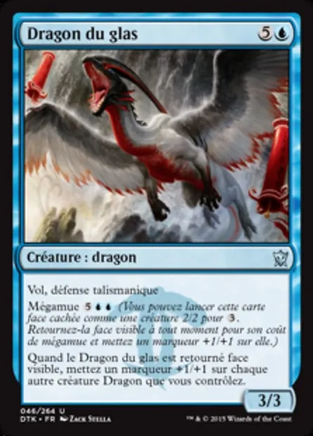 Dragon du glas, carte Magic DTK 46 — extension Les Dragons de Tarkir