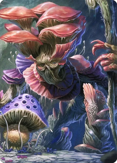 Myconid Spore Tender // Myconid Spore Tender, carte Magic ACLB 24 — extension Battle for Baldur's Gate Art Series