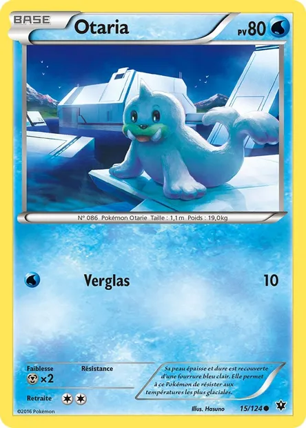 Otaria, carte Pokémon FCO 15 — extension Impact des Destins