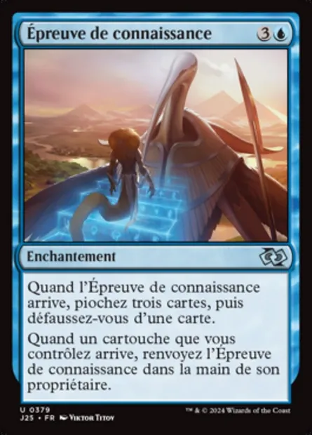 Épreuve de connaissance, carte Magic J25 379 — extension Foundations Jumpstart