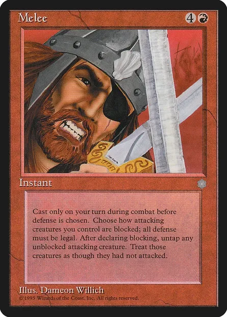 Mêlée, carte Magic ICE 200 — extension Ere Glaciaire