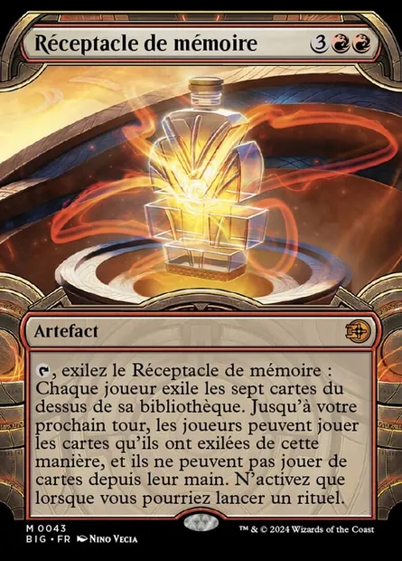 Réceptacle de mémoire, carte Magic BIG 43 — extension The Big Score