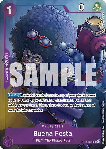 Buena Festa, One Piece card ST05-014 — ONE PIECE FILM edition set