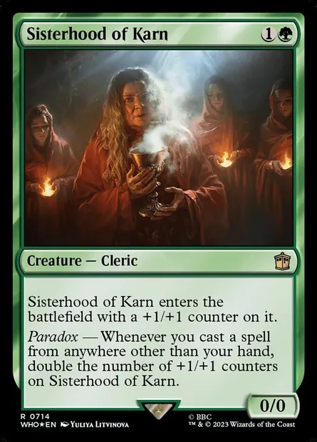 Sœurs de Karn, carte Magic WHO 714 — extension Doctor Who