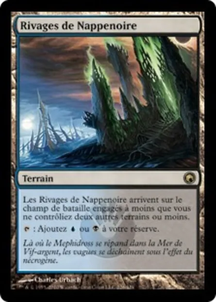 Rivages de Nappenoire, carte Magic SOM 226 — extension Cicatrices de Mirrodin