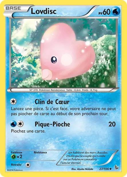 Lovdisc, carte Pokémon FLF 27 — extension Étincelles